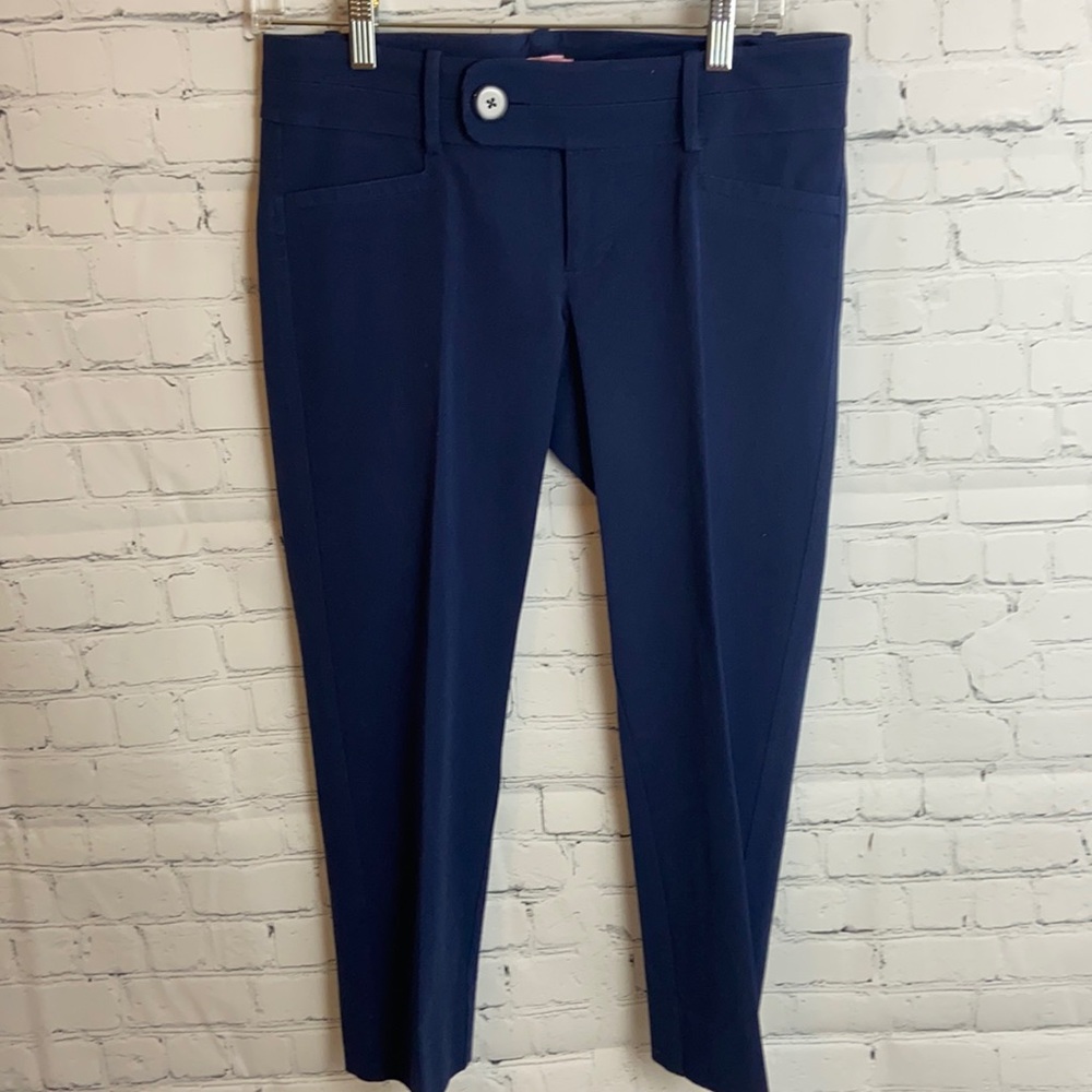 Lilly Pulitzer navy pants size 4